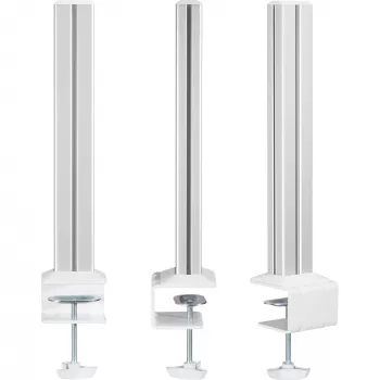 Coluna InLine 23181B alumínio branco 43 mm altura conjunto de 2