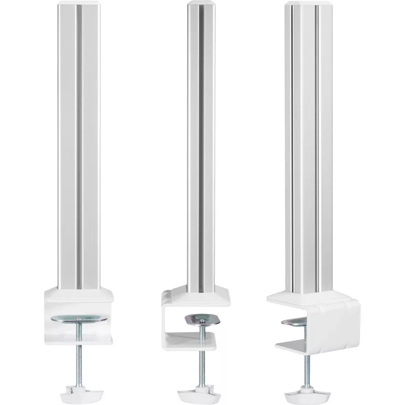 Coluna InLine 23181B alumínio branco 43 mm altura conjunto de 2