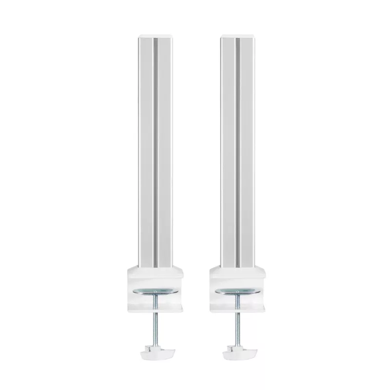 Coluna InLine 23181B alumínio branco 43 mm altura conjunto de 2