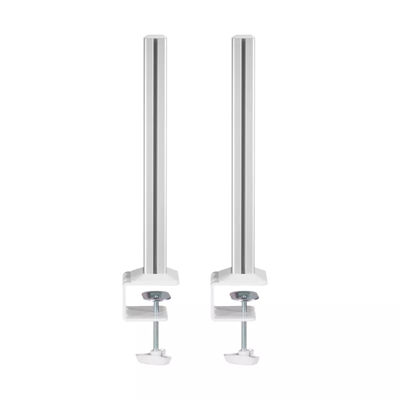 Coluna InLine 23181B alumínio branco 43 mm altura conjunto de 2