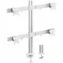 Suporte de mesa InLine em alumínio para 4 monitores até 32 polegadas, 8 kg