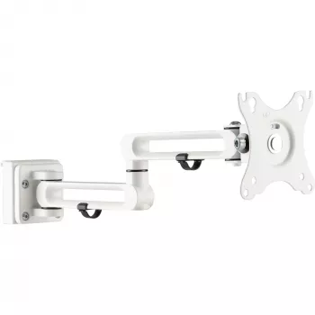 Suporte de monitor InLine para painel ranhurado longo branco 8 kg 17 polegadas