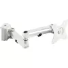 Suporte de monitor InLine para painel ranhurado longo branco 8 kg 17 polegadas