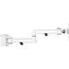 Suporte de monitor InLine para painel ranhurado longo branco 8 kg 17 polegadas