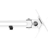 Suporte de monitor InLine para painel ranhurado longo branco 8 kg 17 polegadas
