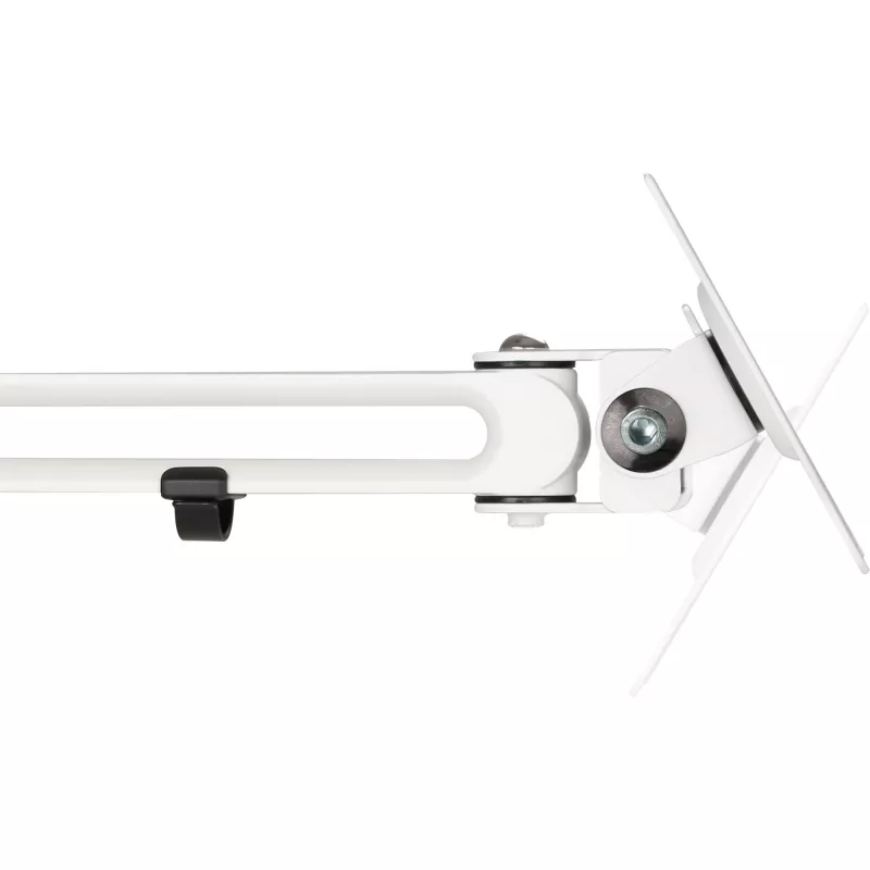 Suporte de monitor InLine para painel ranhurado longo branco 8 kg 17 polegadas