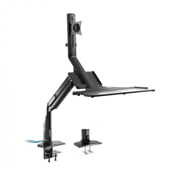 InLine suporte de mesa para workstation com lift, articulado, até 81cm (32 polegadas) / 9kg
