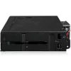 Caixa adaptadora U.2 para SlimSAS NVMe, icy dock ToughArmor MB105VP-B, PCIe 4.0, suporta 2x unidades de 2,5 polegadas, 1x baía de 5,25 polegadas