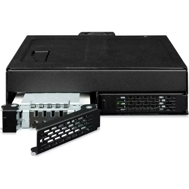 Caixa adaptadora U.2 para SlimSAS NVMe, icy dock ToughArmor MB105VP-B, PCIe 4.0, suporta 2x unidades de 2,5 polegadas, 1x baía de 5,25 polegadas