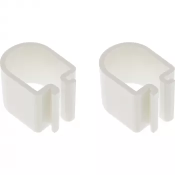 Suporte de cabos InLine 23181D para hastes de montagem em mesa, conjunto de 2, branco