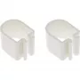Suporte de cabos InLine 23181D para hastes de montagem em mesa, conjunto de 2, branco