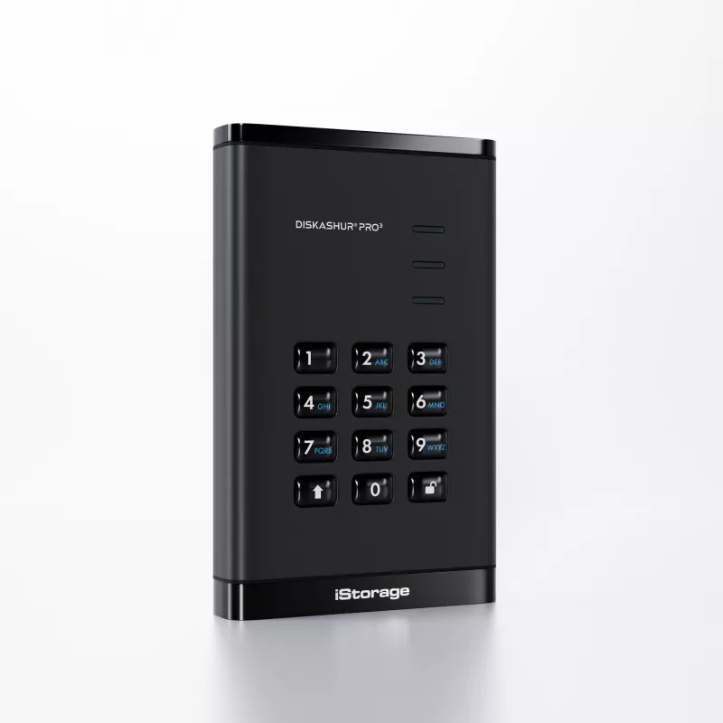 Disco SSD iStorage 4 TB 2,5 polegadas USB Type-A USB Type-C IS-DAP3-256-SSD-4000-F