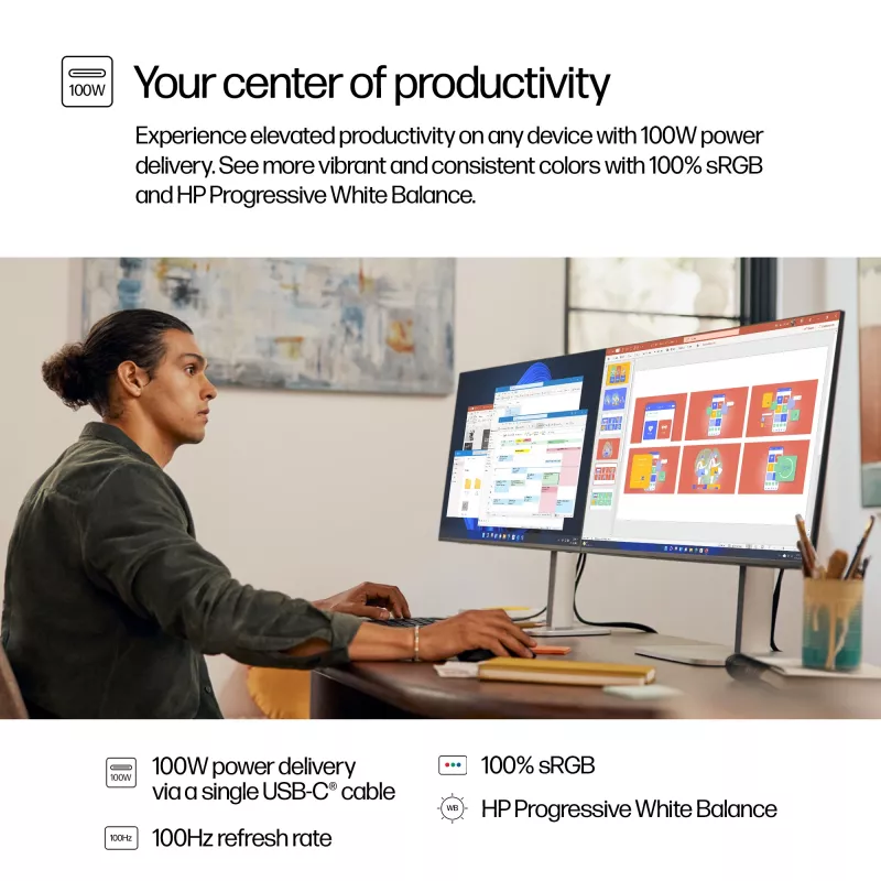 Monitor HP Series 5 Pro 27 polegadas QHD USB-C - 527pu