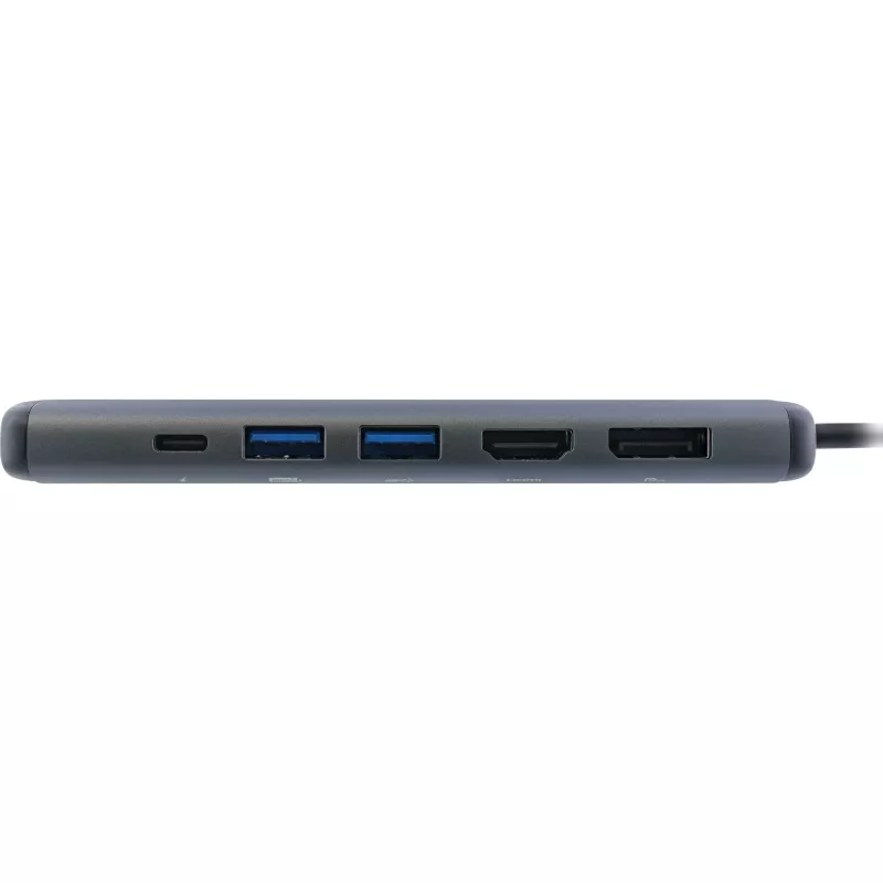 Multihub USB-C 8-em-1 InLine, HDMI, DP, USB 3.2, PD 3.0 100W, MST