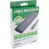 Multihub USB-C 8-em-1 InLine, HDMI, DP, USB 3.2, PD 3.0 100W, MST