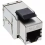 Módulo Keystone RJ45 InLine fêmea-para-fêmea SNAP-In Cat.6A STP