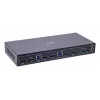 InLine 57885G Switch KVM, 2 vias, HDMI & DP, monitor duplo, 4K60Hz, hub USB, preto