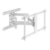 Suporte de parede premium em alumínio InLine para televisores de ecrã plano 37-80 polegadas branco 70 kg