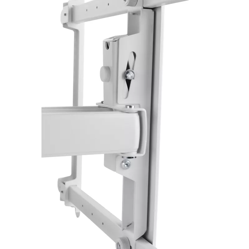 Suporte de parede premium em alumínio InLine para televisores de ecrã plano 37-80 polegadas branco 70 kg