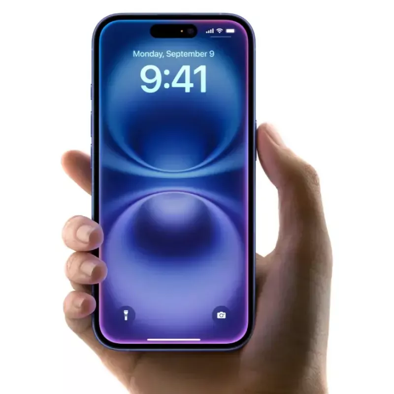 Smartphone Apple iPhone 16 — 6,1 polegadas (15,5 cm), A18, 128 GB, Dual-SIM, câmara dupla traseira de 48 MP, Teal