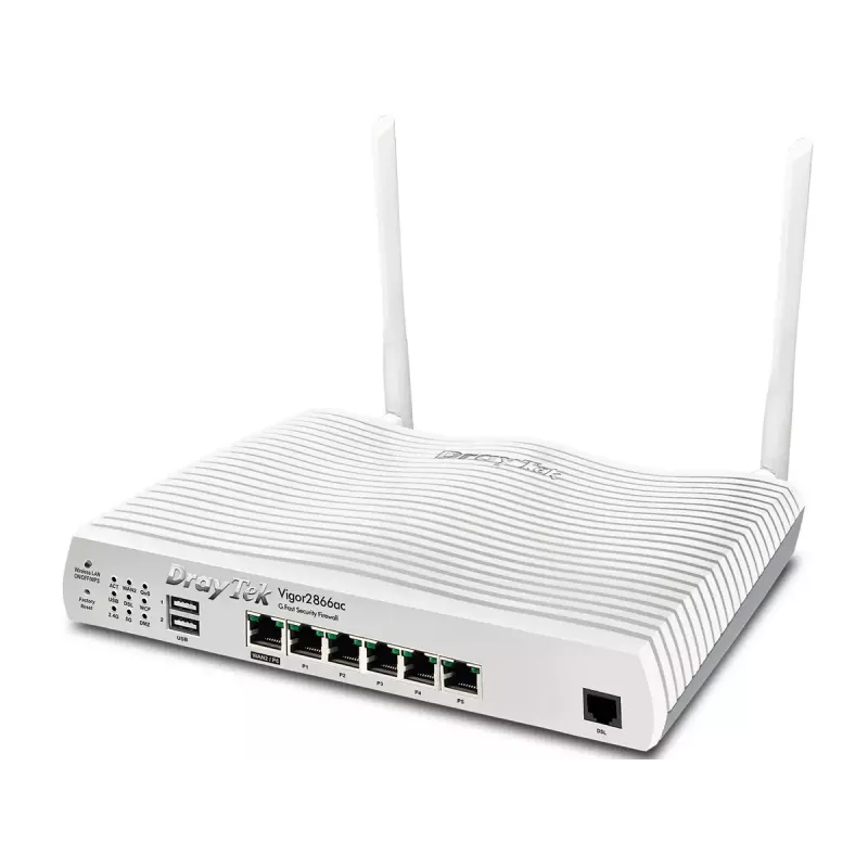 Router de secretária DrayTek Vigor 2866AX Dualband Wi-Fi 6
