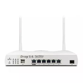 Router de secretária DrayTek Vigor 2866AX Dualband Wi-Fi 6