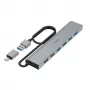Hama 00200137 Hub de interfaces USB 3.2 Gen 1 (3.1 Gen 1) Type-A + Type-C 5000 Mbit/s antracite