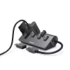 Hama 00200140 Dock/replicador de portas para portátil USB 3.2 Gen 1 (3.1 Gen 1) Type-A antracite, preto