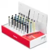 Hama Mini stylus azul-escuro azul-claro prateado amarelo 95 mm
