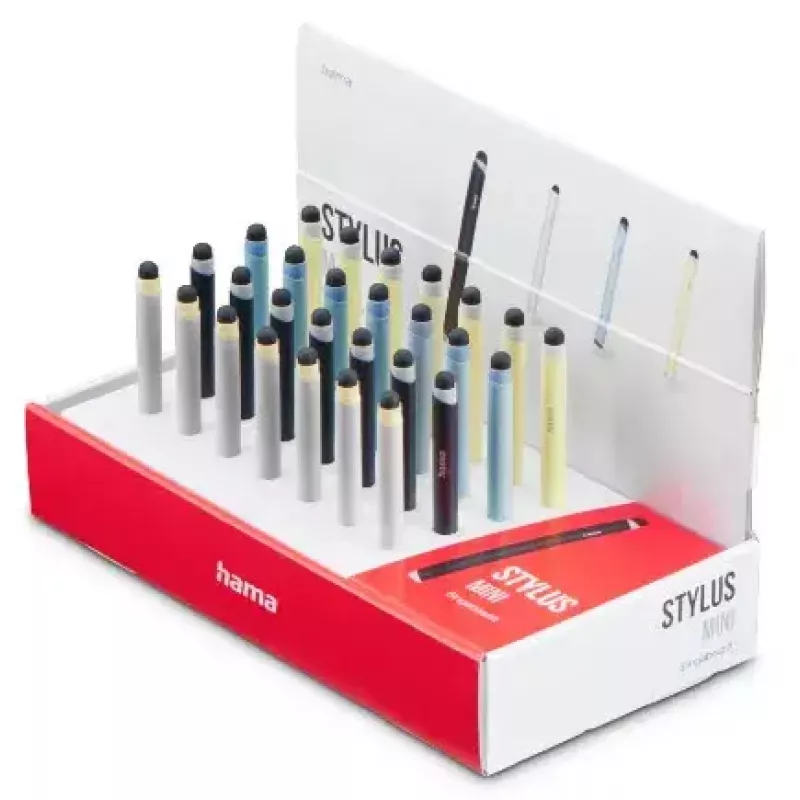Hama Mini stylus azul-escuro azul-claro prateado amarelo 95 mm