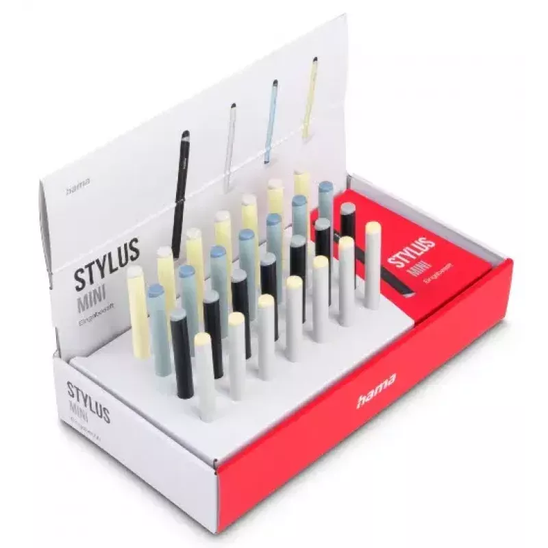 Hama Mini stylus azul-escuro azul-claro prateado amarelo 95 mm