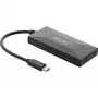 InLine Hub USB 3.2 Gen.1, USB-C para 2 portas USB-C e 3 portas USB-A, sem fonte de alimentação