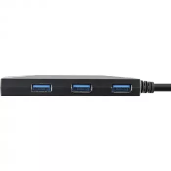 InLine Hub USB 3.2 Gen.1, USB-C para 2 portas USB-C e 3 portas USB-A, sem fonte de alimentação