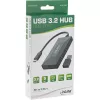 InLine Hub USB 3.2 Gen.1, USB-C para 2 portas USB-C e 3 portas USB-A, sem fonte de alimentação