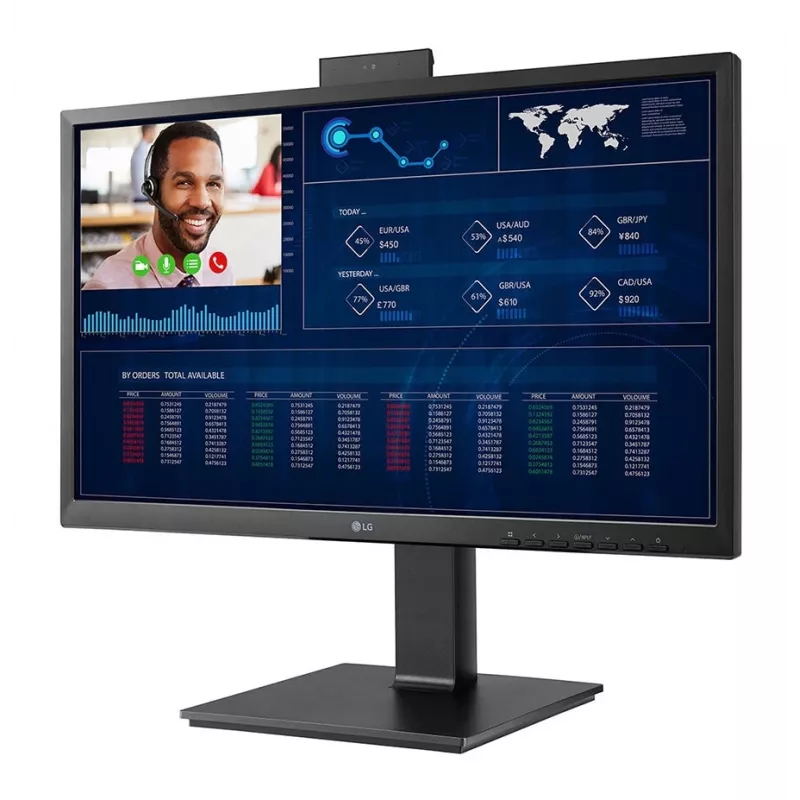 LG 24CQ651I-6P 23,8 polegadas Full HD All-in-One Thin Client, Intel Pentium N6005, 8GB RAM, 16GB eMMC