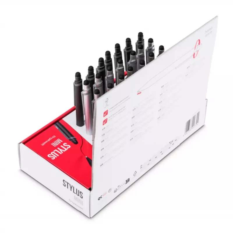 Stylus mini Hama Antracite, Cinzento, Ouro rosa, Prateado