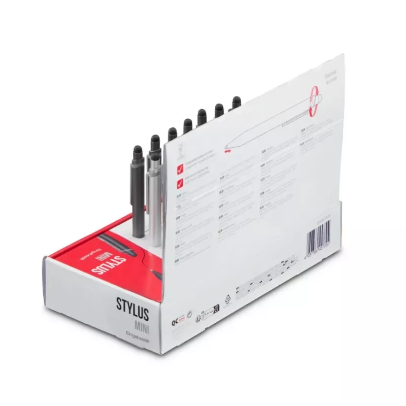 Stylus mini Hama Antracite, Cinzento, Ouro rosa, Prateado