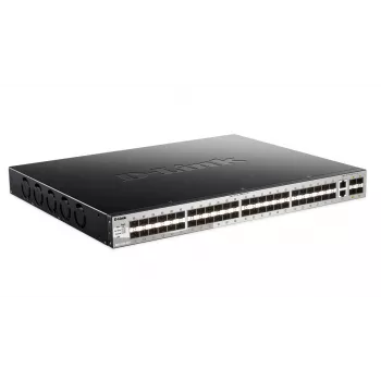 D-Link DGS-3130-54S Gerido L3 Preto, Cinzento
