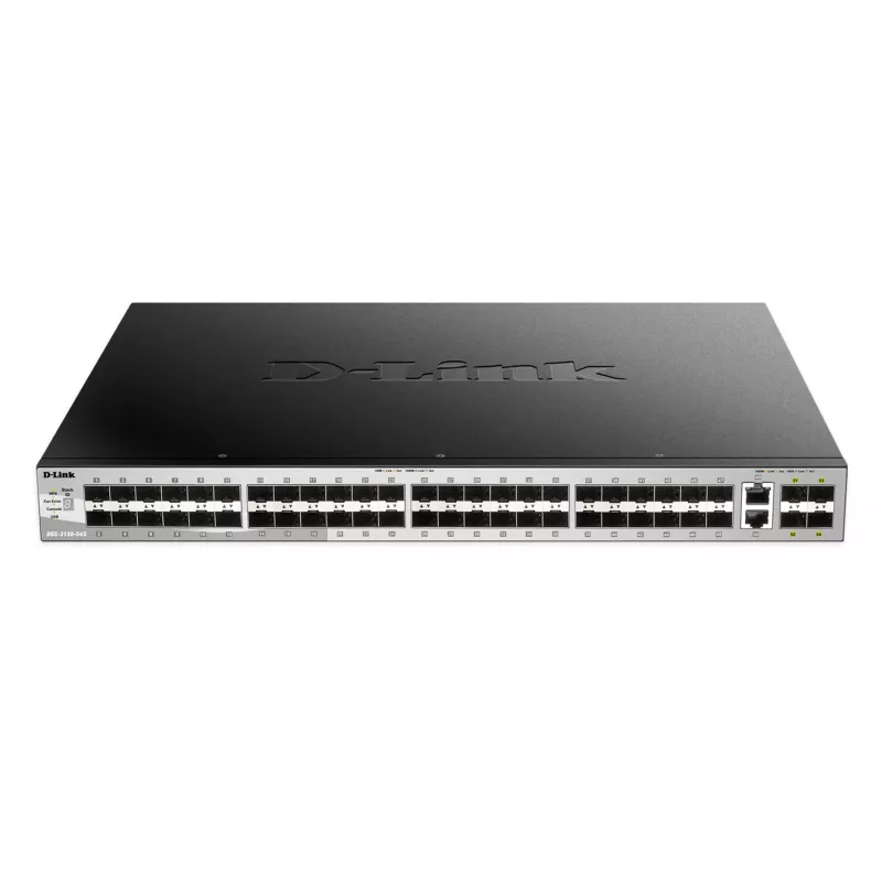D-Link DGS-3130-54S Gerido L3 Preto, Cinzento