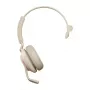 Jabra Evolve2 65 UC Mono 26599-889-898 auscultadores com microfone, supra-auriculares, convertíveis, USB-C, bege