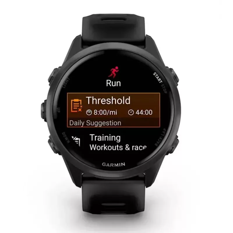 Smartwatch GARMIN Forerunner 570 42 mm AMOLED 1.2 polegadas 390×390 Ecrã tátil Wi‑Fi GPS Preto