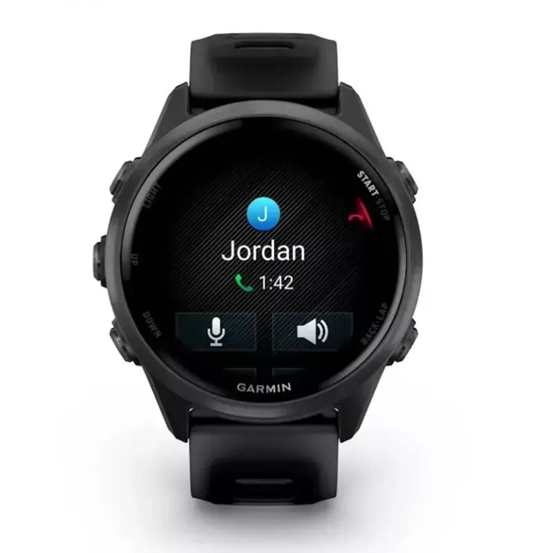 Smartwatch GARMIN Forerunner 570 42 mm AMOLED 1.2 polegadas 390×390 Ecrã tátil Wi‑Fi GPS Preto