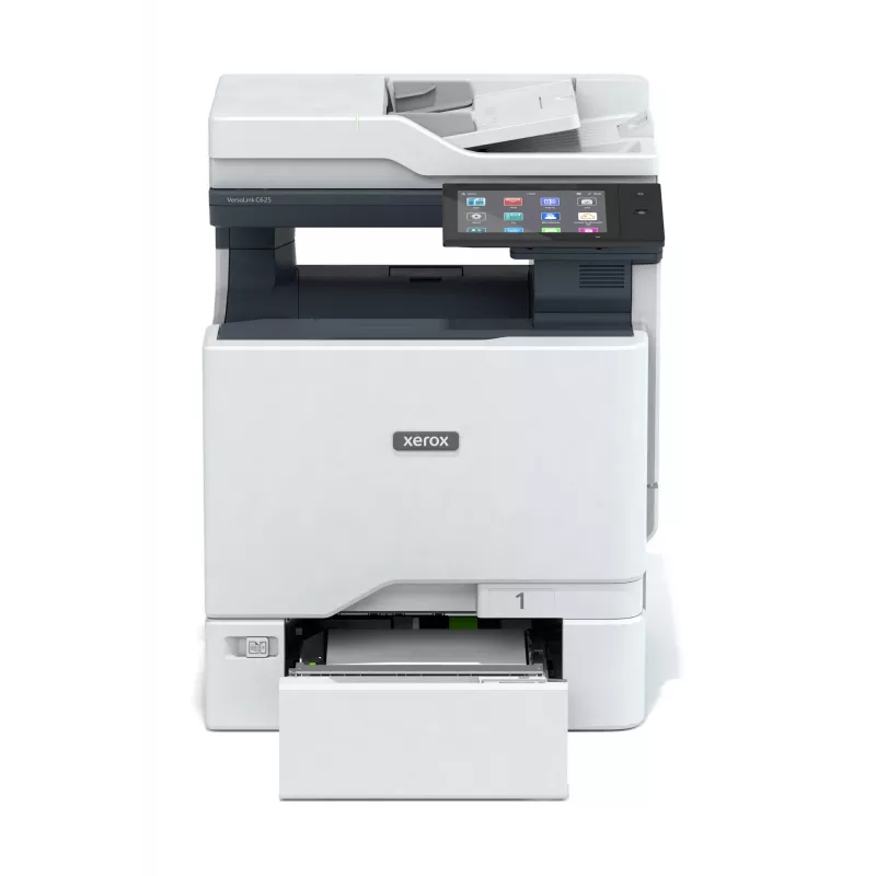 Xerox VersaLink C625 A4 50ppm cópia/impressão/digitalização/fax frente e verso PS3 PCL5e/6 2 bandejas de papel 650 folhas