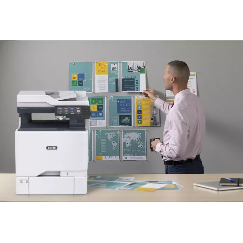 Xerox VersaLink C625 A4 50ppm cópia/impressão/digitalização/fax frente e verso PS3 PCL5e/6 2 bandejas de papel 650 folhas