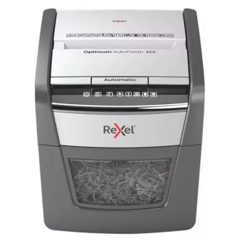 Destruidora de corte em partículas automática Rexel Optimum AutoFeed 45X P4