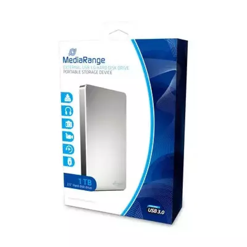 Disco externo MediaRange 1 TB USB 3.2 Gen 1 MR996