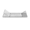 Teclado MediaRange MROS133 Office Bluetooth QWERTZ alemão suíço prateado