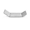 Teclado MediaRange MROS133 Office Bluetooth QWERTZ alemão suíço prateado