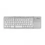 Teclado MediaRange MROS133 Office Bluetooth QWERTZ alemão suíço prateado