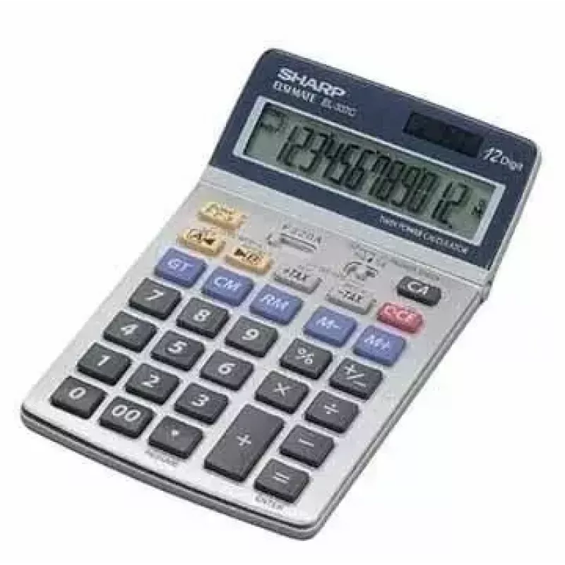 Calculadora de secretária financeira Sharp EL-337C